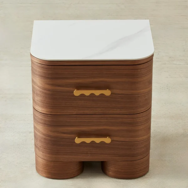 Terzetto Kids Mocha Walnut Bedside Table